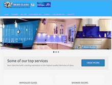 Tablet Screenshot of bearglassnj.com